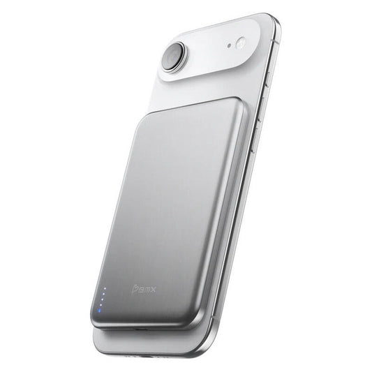 BMX 5,000mAh SolidSafe Air Magnetic Power Bank - Silver