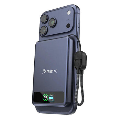 BMX 5,000mAh SolidSafe Magnetic Power Bank - Blue