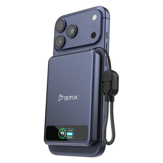 BMX 5,000mAh SolidSafe Magnetic Power Bank - Blue