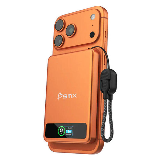 BMX 5,000mAh SolidSafe Magnetic Power Bank - Orange