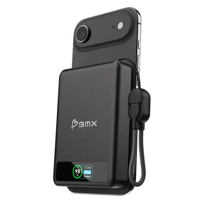 BMX 10,000mAh SolidSafe Magnetic Power Bank - Black