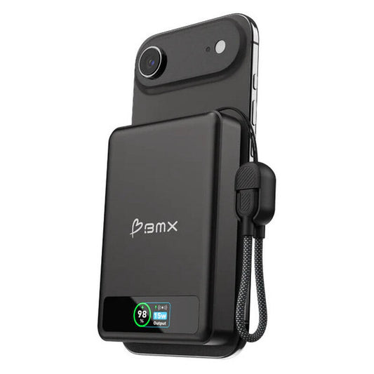 BMX 10,000mAh SolidSafe Magnetic Power Bank - Black