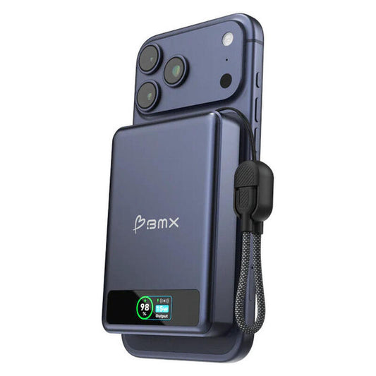 BMX 10,000mAh SolidSafe Magnetic Power Bank - Blue