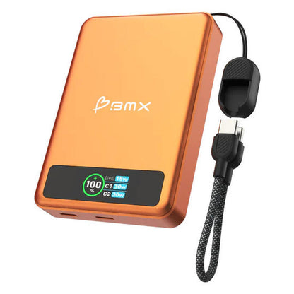 BMX 10,000mAh SolidSafe Magnetic Power Bank - Orange