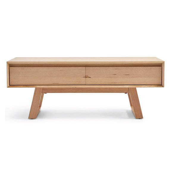 Bondi 2 Drawer Timber Coffee Table - Oak/Natural