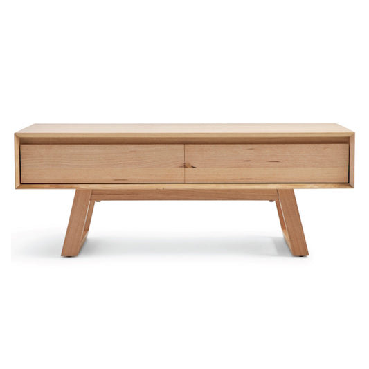 Bondi 2 Drawer Timber Coffee Table - Oak/Natural
