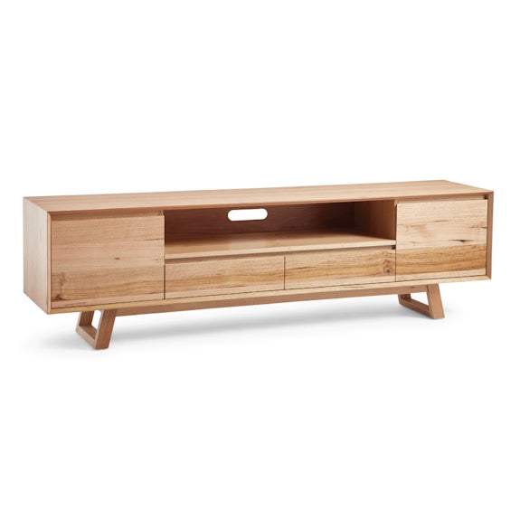 Bondi 2100mm Entertainment Unit - Oak/Natural