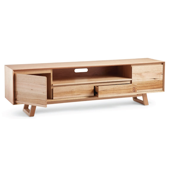 Bondi 2100mm Entertainment Unit - Oak/Natural