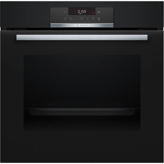 BOSCH SERIES 4 BUILT-IN PYROLYTIC OVEN - BLACK 60cm