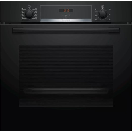 BOSCH SERIES 4 BUILT-IN MULTIFUNCTION OVEN - BLACK 60cm