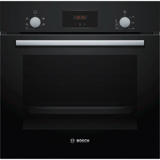 BOSCH SERIES 2 BUILT-IN MULTIFUNCTION OVEN - BLACK 60cm