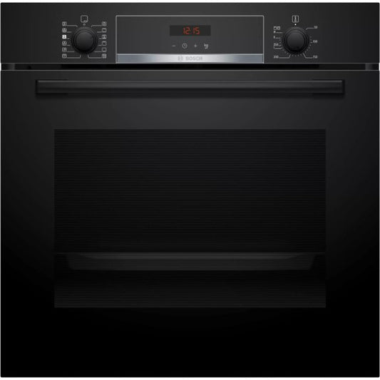 BOSCH SERIES 4 BUILT-IN OVEN WITH STEAM - BLACK 60cm