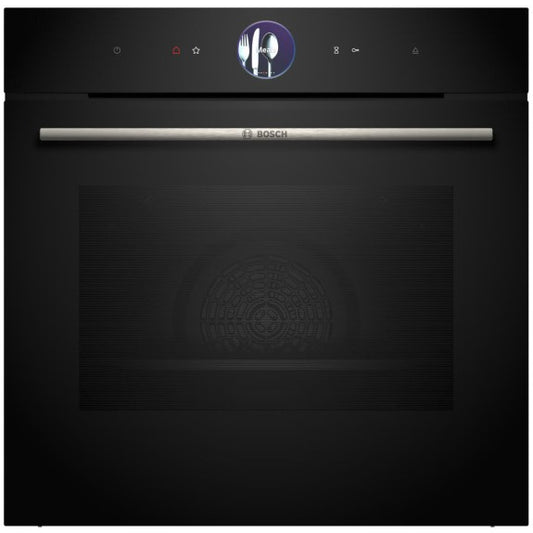 BOSCH SERIES 8 BUILT-IN OVEN WITH STEAM FUNCTION - BLACK 60cm