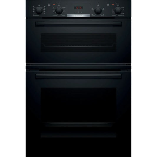 BOSCH SERIES 4 BLACK MULTIFUNCTION DOUBLE OVEN
