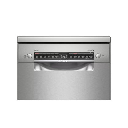 BOSCH SERIES 6 FREESTANDING SLIMLINE DISHWASHER - STAINLESS STEEL 45cm