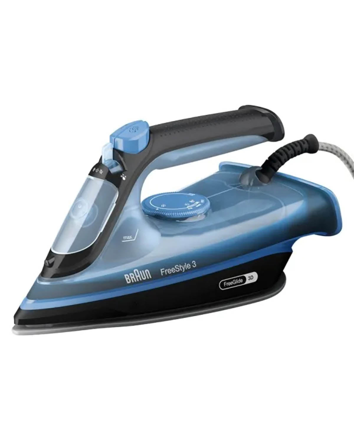 Braun Freestyle 3 Steam Iron - Black/Blue