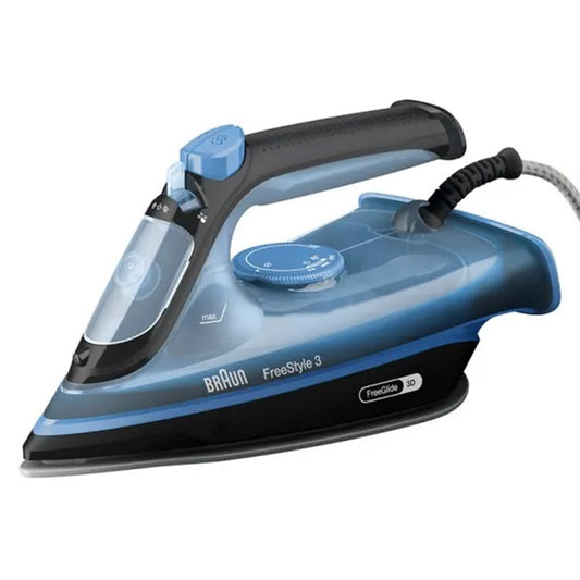 Braun Freestyle 3 Steam Iron - Black/Blue