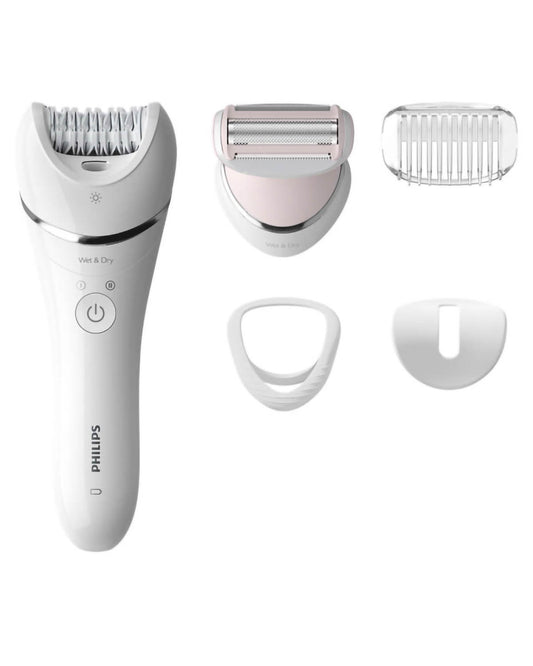 Philips Series 8000 Wet & Dry Epilator - White