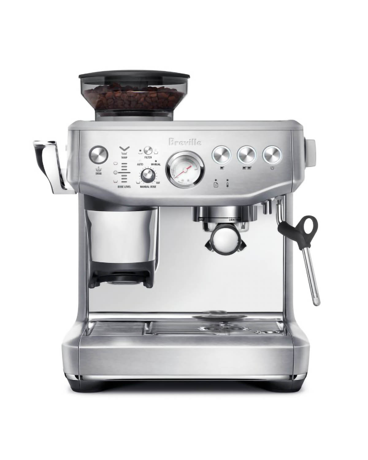 Breville The Barista Express Impress Coffee Machine - Stainless Steel
