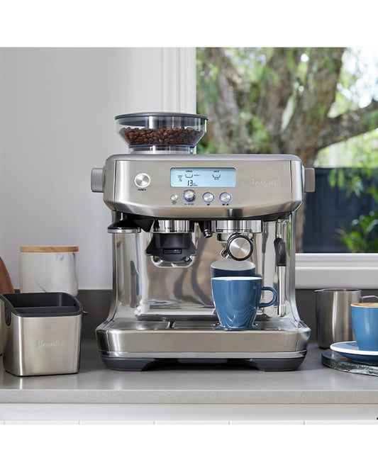 BREVILLE THE BARISTA PRO  MANUAL ESPRESSO  MACHINE  BRUSHED SS