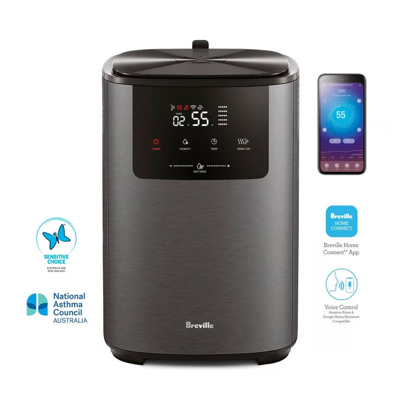 Breville The Smart Mist Top Connect Humidifier - Graphite