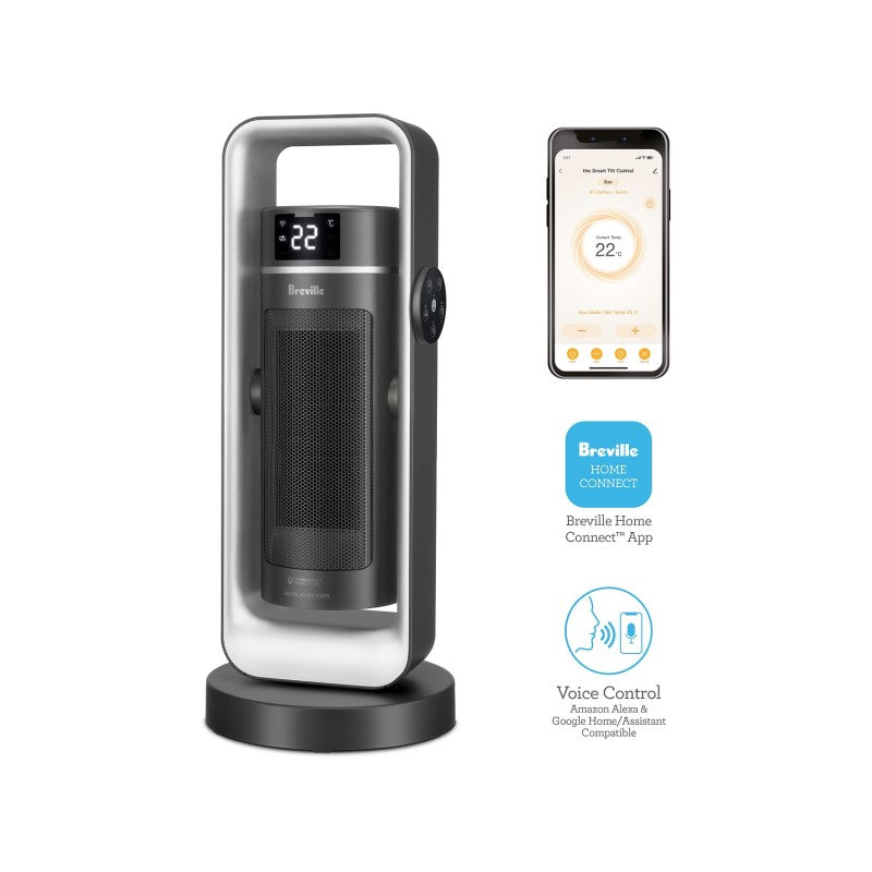 Breville 2000w The Smart Tilt Control Ceramic Heater Medium