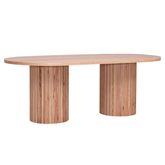 Caesar 240cm Dining Table - Messmate/Natural