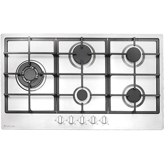 ARTUSI GAS COOKTOP STAINLESS STEEL 90cm