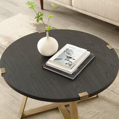 Capri Coffee Table - Black/Gold