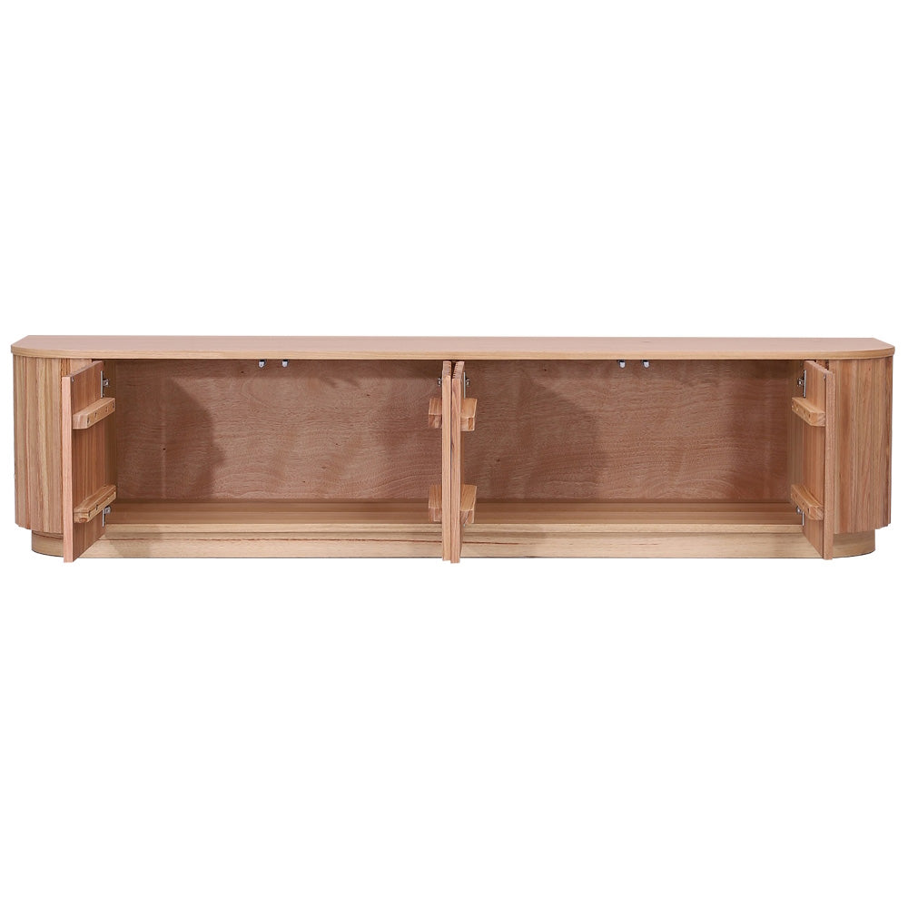 Caesar 2062mm Timber Entertainment Unit - Messmate/Natural