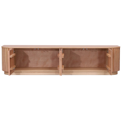 Caesar 2062mm Timber Entertainment Unit - Messmate/Natural