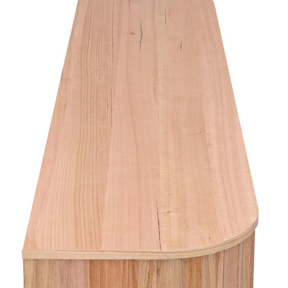 Caesar 2062mm Timber Entertainment Unit - Messmate/Natural