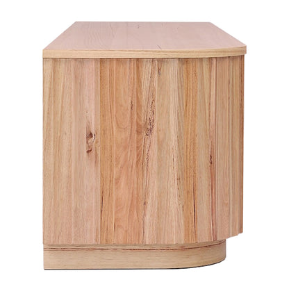 Caesar 2062mm Timber Entertainment Unit - Messmate/Natural