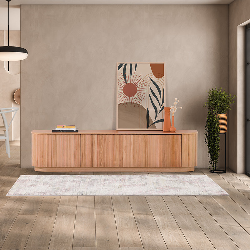 Caesar 2062mm Timber Entertainment Unit - Messmate/Natural