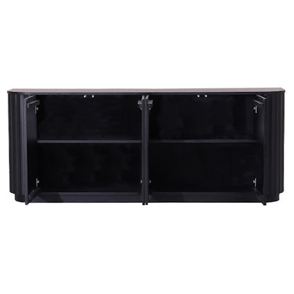 Caesar 2062mm Timber Buffet - Messmate/Black