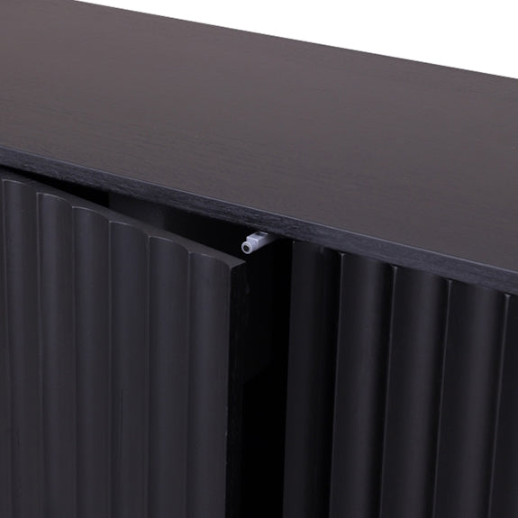 Caesar 2062mm Timber Buffet - Messmate/Black