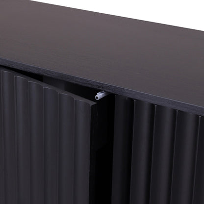 Caesar 2062mm Timber Buffet - Messmate/Black