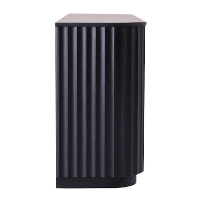 Caesar 2062mm Timber Buffet - Messmate/Black