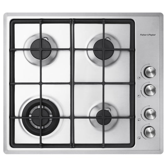 Fisher & Paykel 60cm Stainless Steel Gas Cooktop