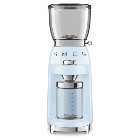Smeg Retro Style Coffee Grinder - Pastel Blue