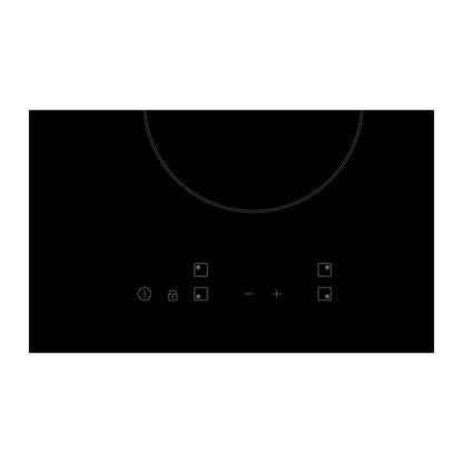 Chef 60cm 4 Zone Ceramic Cooktop - Black