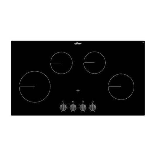 Chef 90cm 4 Zone Ceramic Cooktop