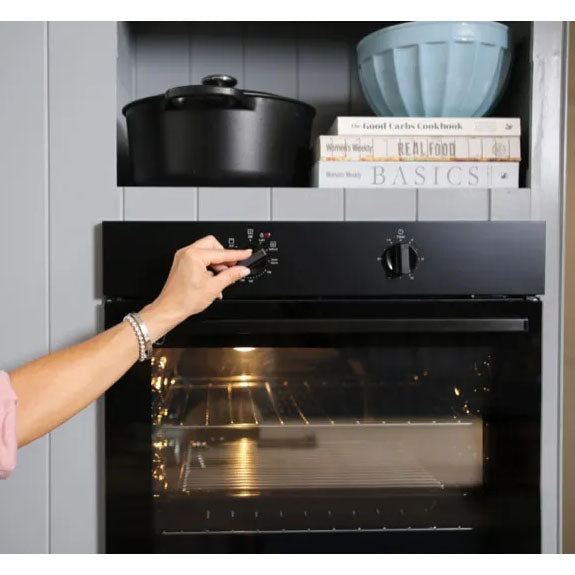 Chef 60cm Built-in Electric Oven - Dark Stainless Steel