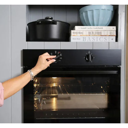 Chef 60cm Built-in Electric Oven - Dark Stainless Steel