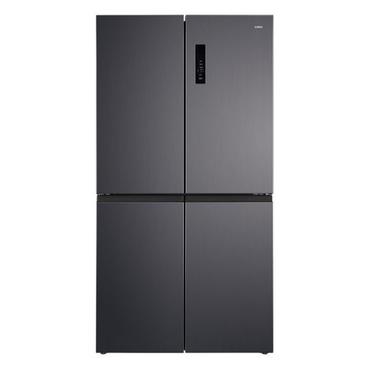 CHiQ 601L French Door Refrigerator - Black Steel