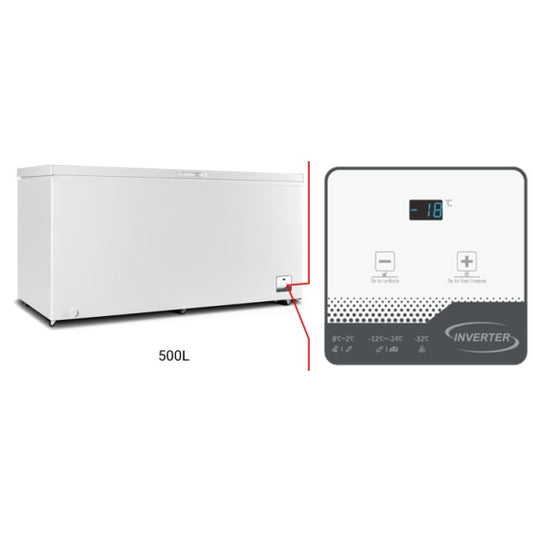ChiQ 500 Litre Hybrid Chest Freezer