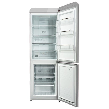 CHiQ Retro Style 231 Litre Bottom Mount Fridge - White