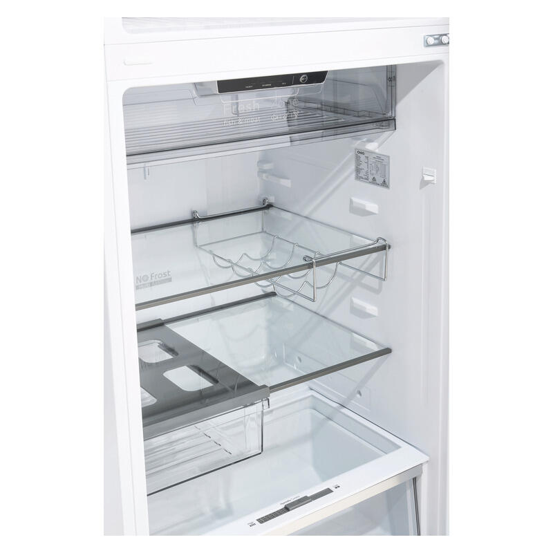 CHiQ 410L Top Mount Fridge Freezer - White