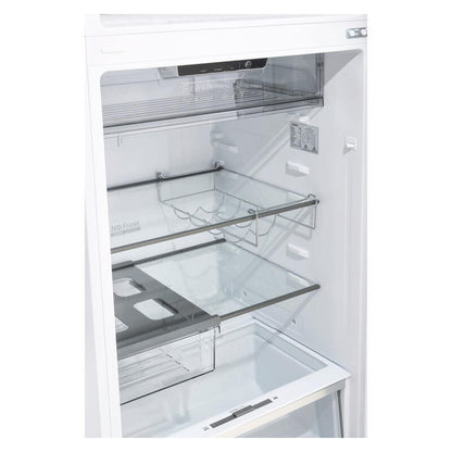 CHiQ 410L Top Mount Fridge Freezer - White