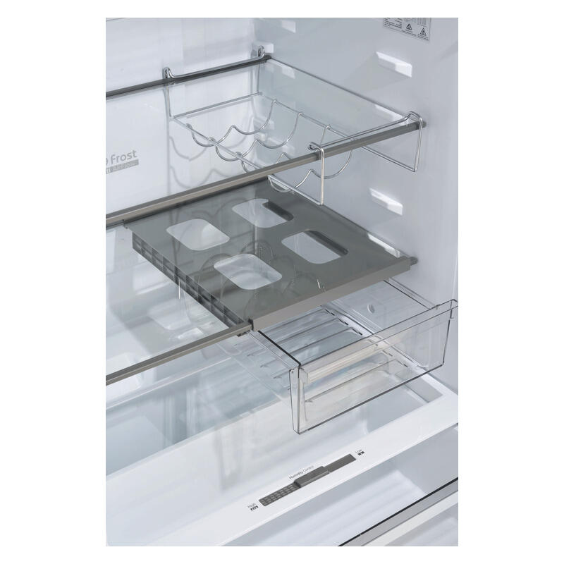 CHiQ 410L Top Mount Fridge Freezer - White